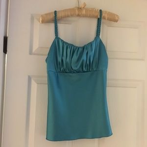 Turquoise Silk Camisole
